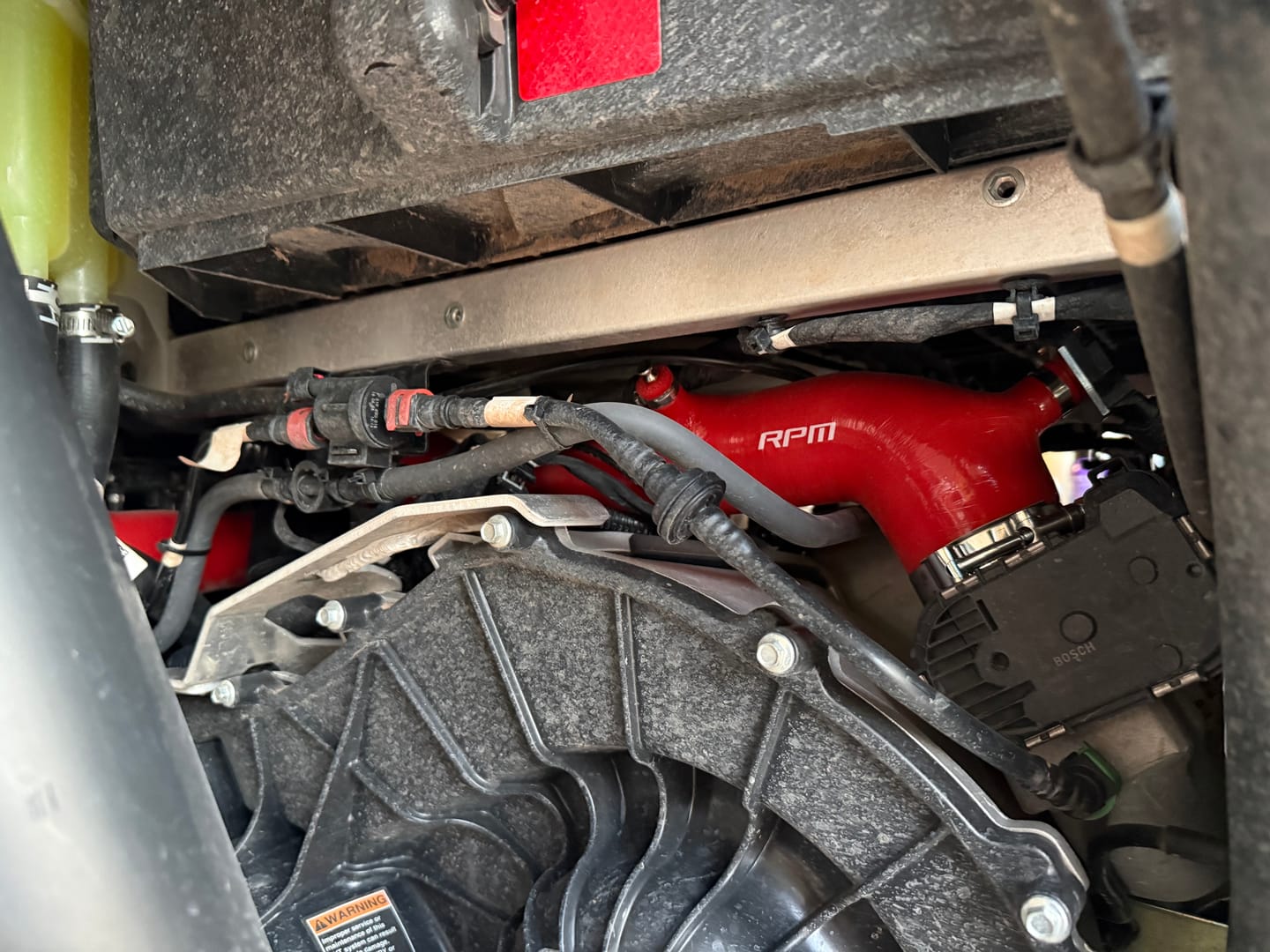 Customer photo review of RPM Polaris RZR Turbo R & PRO XP/S Turbo Silicone Intake J-Tube, Charge Tube W/ BOV, & Intake Tube KIT