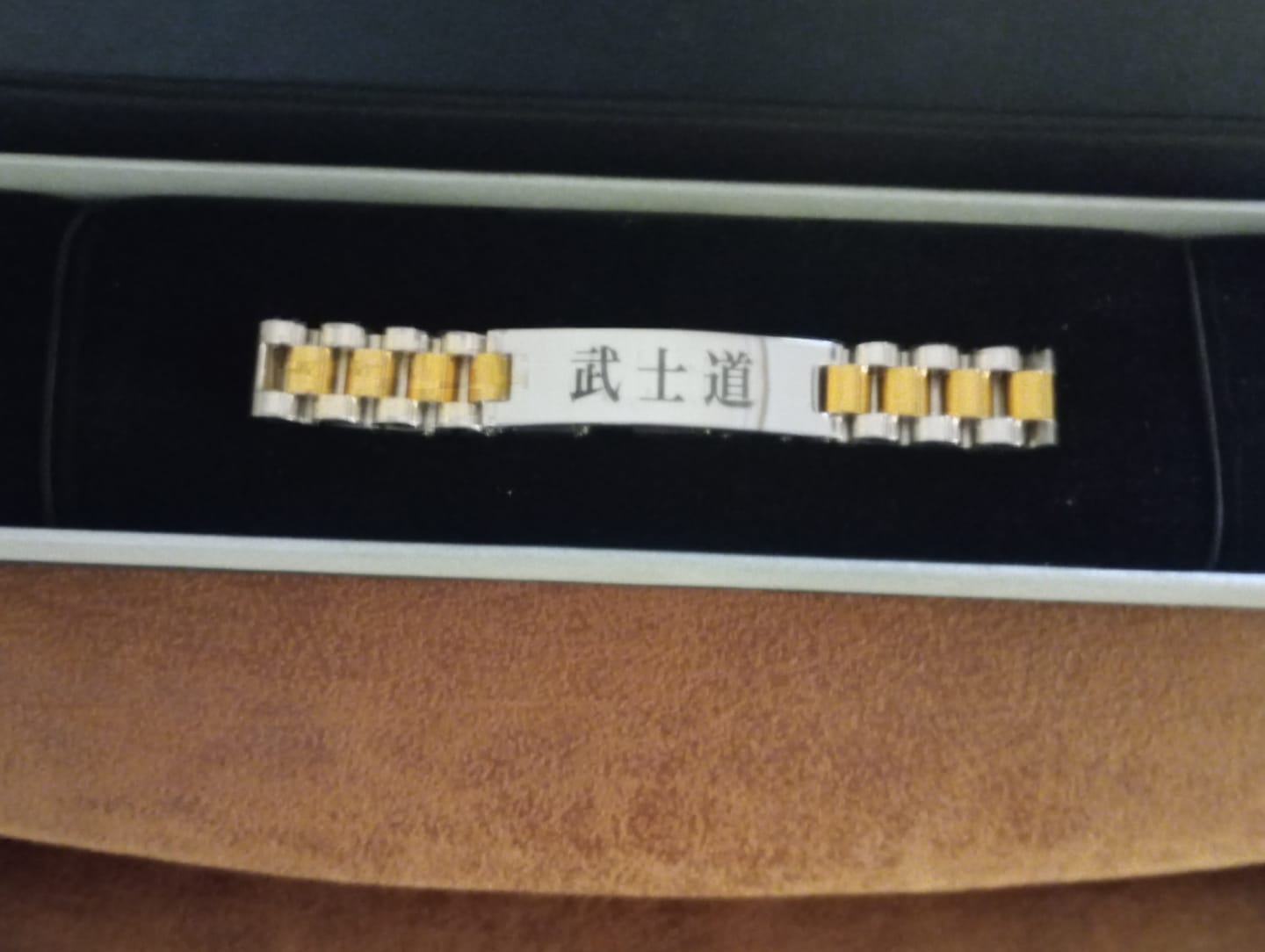 Customer photo review of Bracelet Japonais Personnalisé Homme