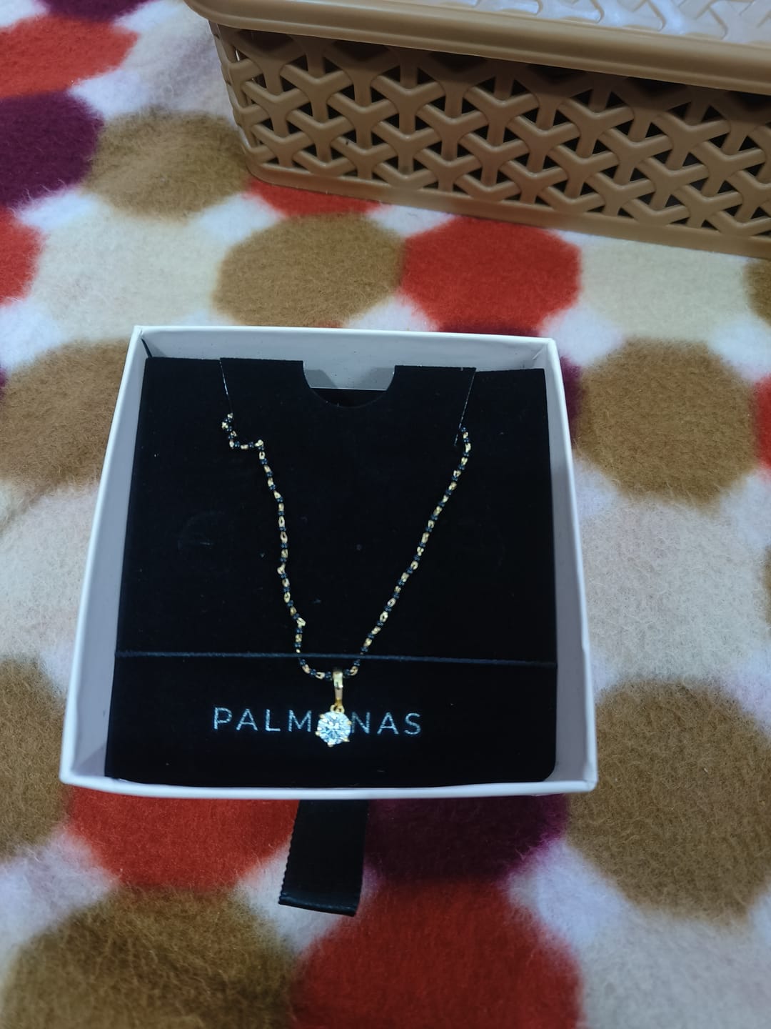 Customer photo review of Serenity Mangalsutra