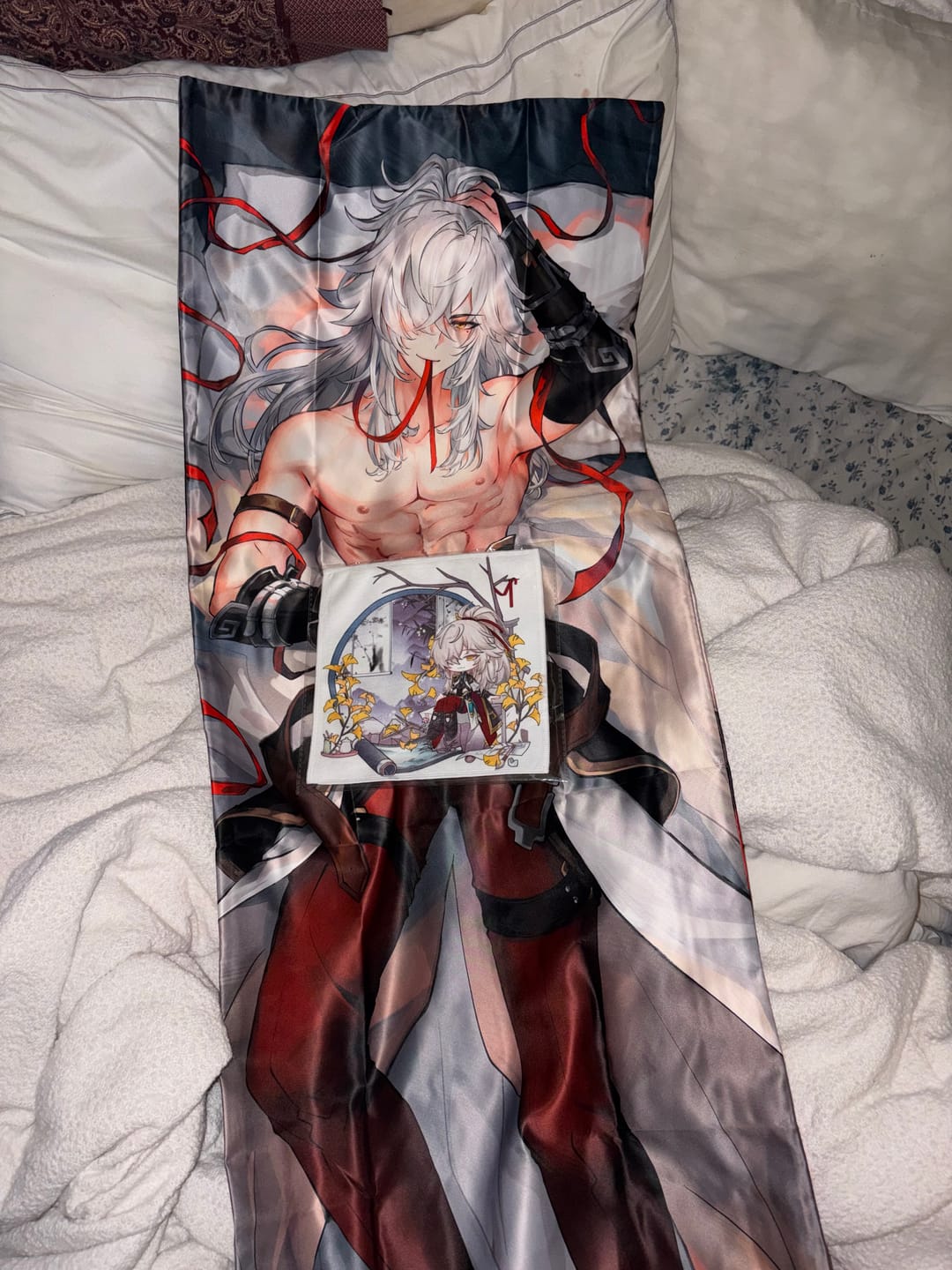Customer photo review of Jing Yuan Pillow Skin (3D Chest Available)