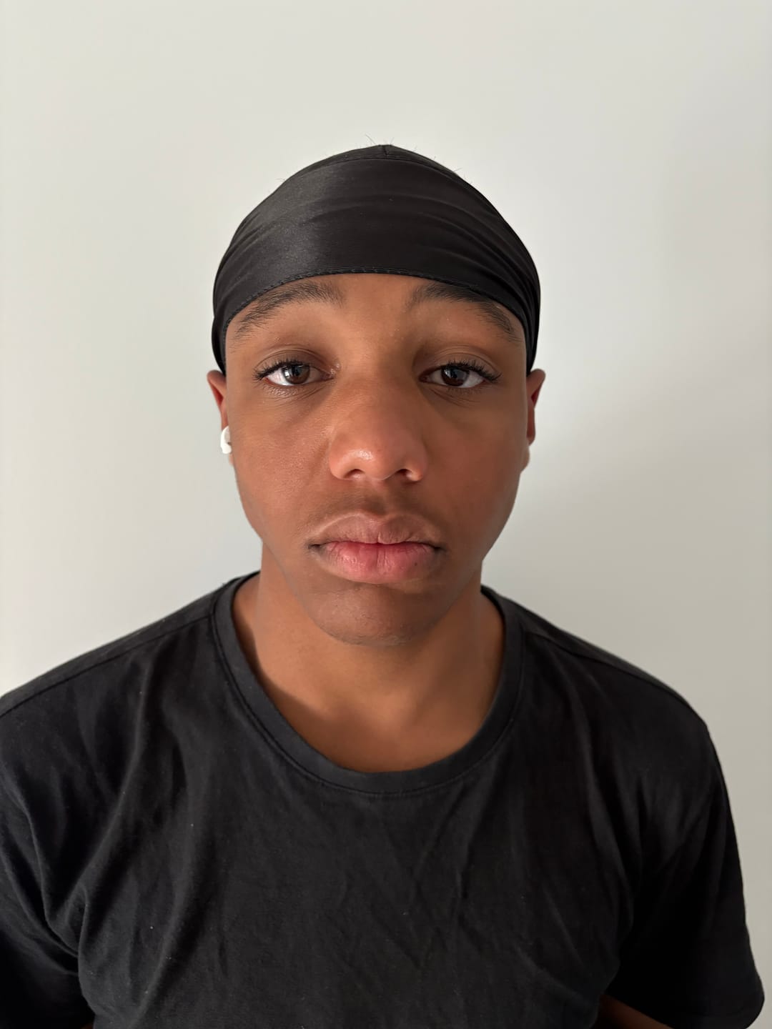 Customer photo review of Black Silky Durag