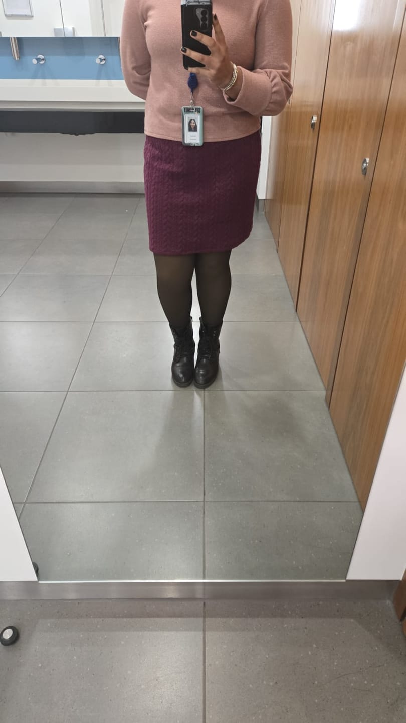 Customer photo review of Cardigan Knit Fabric