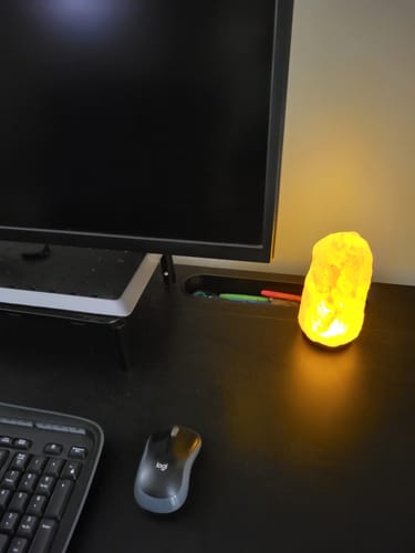 Customer photo review of The Natural Himalayan Salt Lamp
