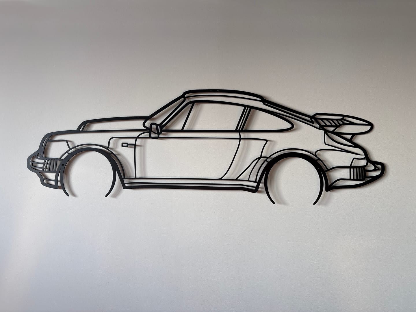 Customer photo review of Your Custom Metal Car Silhouette