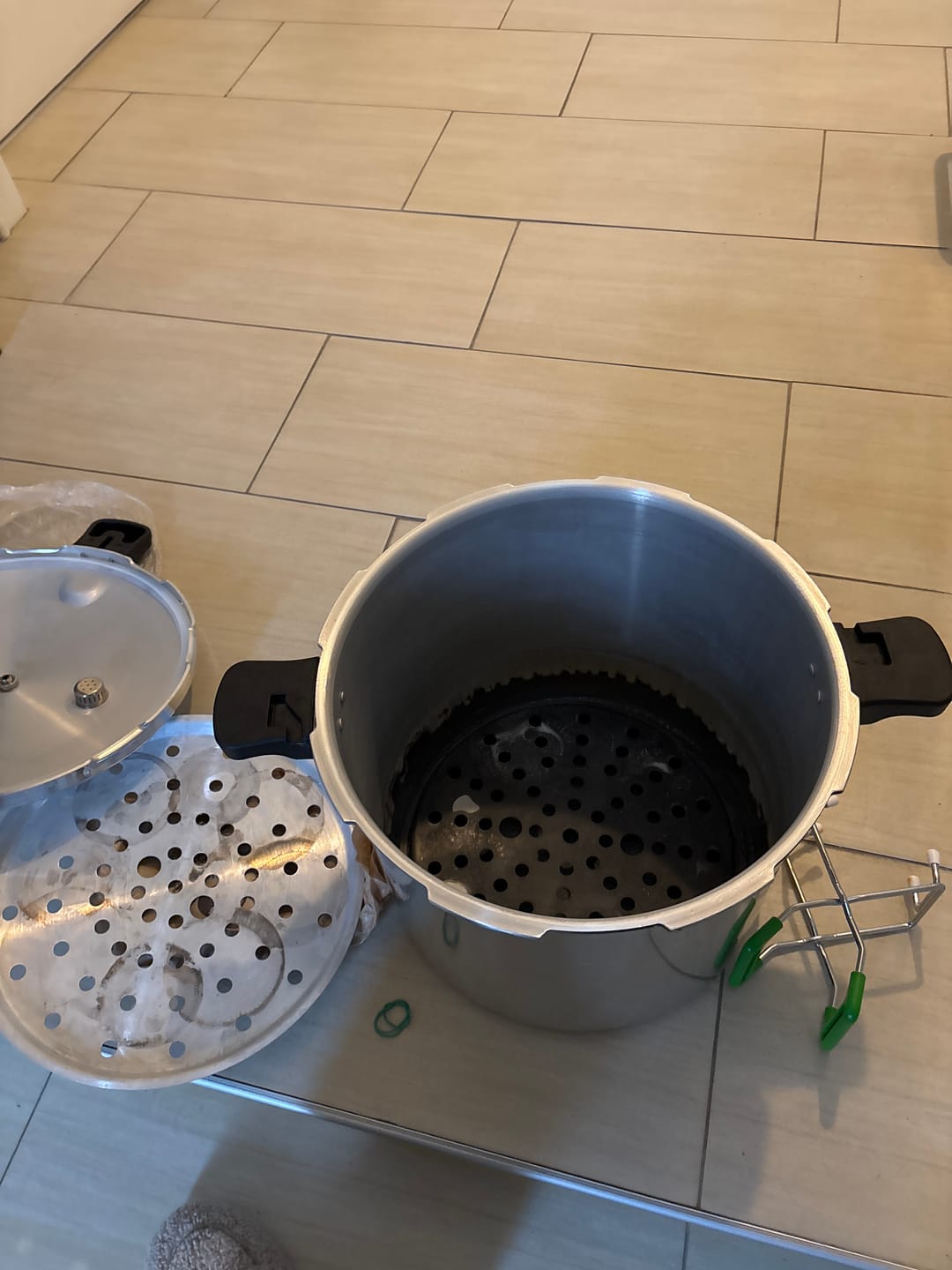 Customer photo review of Druckeinkochtopf
