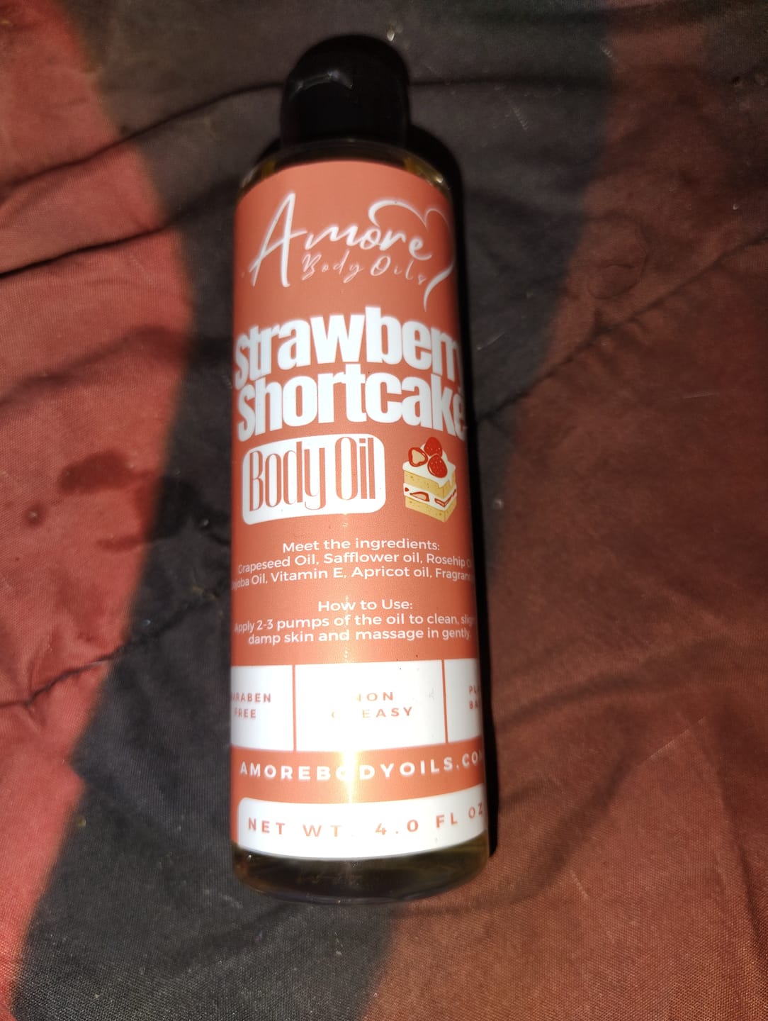Customer photo review of Strawberry Shortcake - Body Oil