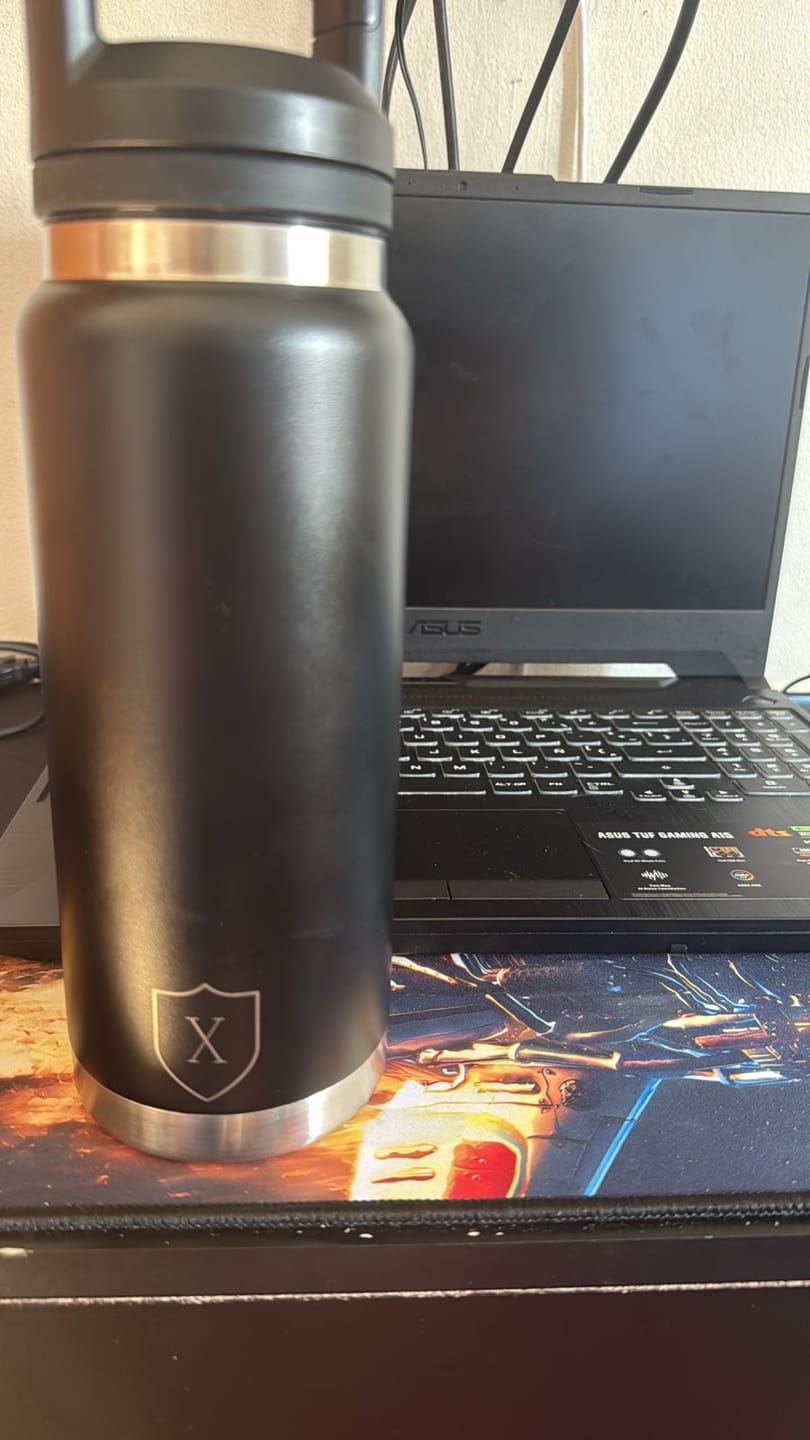 Customer photo review of Botella Térmica de Aluminio 750 ml
