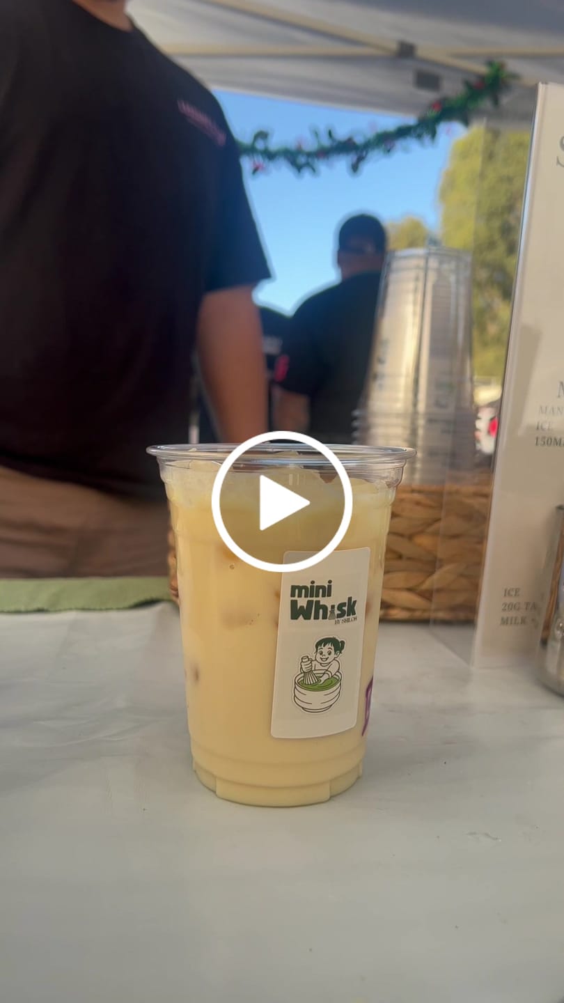 Customer video review of Gourmet's Gold Artisan Matcha (Latte)