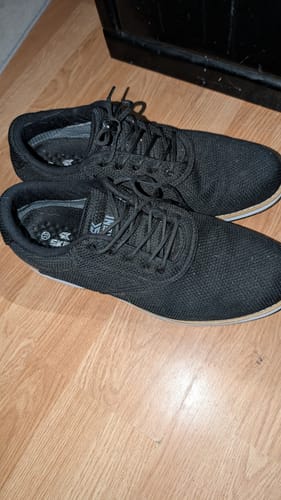 Customer photo review of SKŌNI Men's Golf Shoe Waterproof- Black Saddle