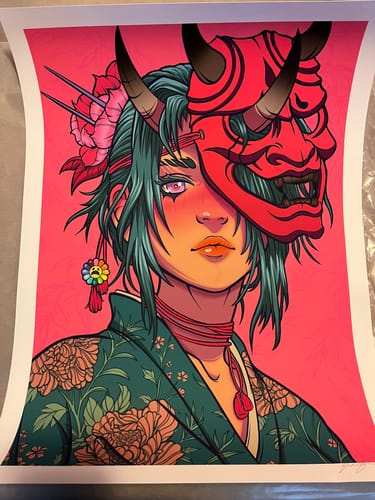 Customer photo review of My True Face - Limited Edition Print