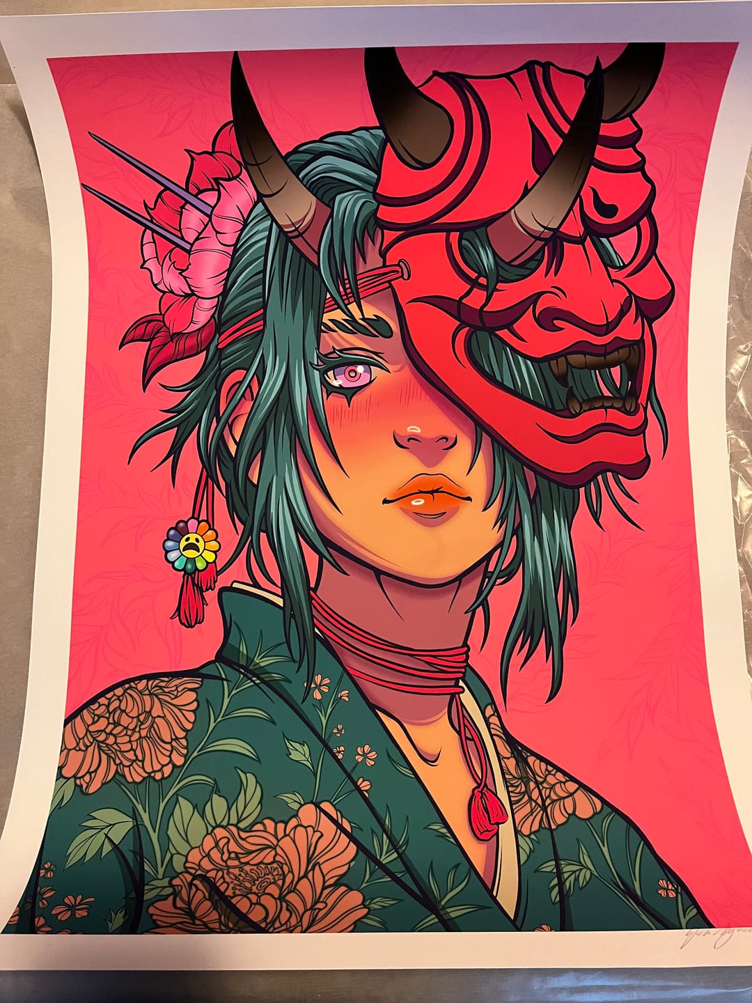 Customer photo review of My True Face - Limited Edition Print