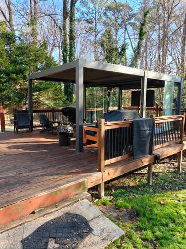 Customer photo review of FlexPatio POWER+ Motorized Pergola