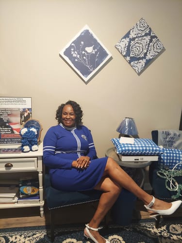 Customer photo review of The Striped Knit Dress ZETA - PRE ORDER