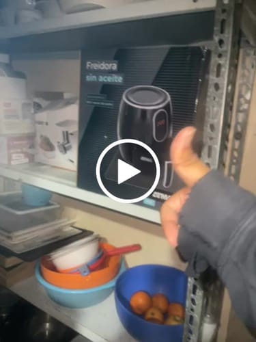 Customer video review of Argentina Lot Imported Freidora ATMA 3.6L Air Fryer