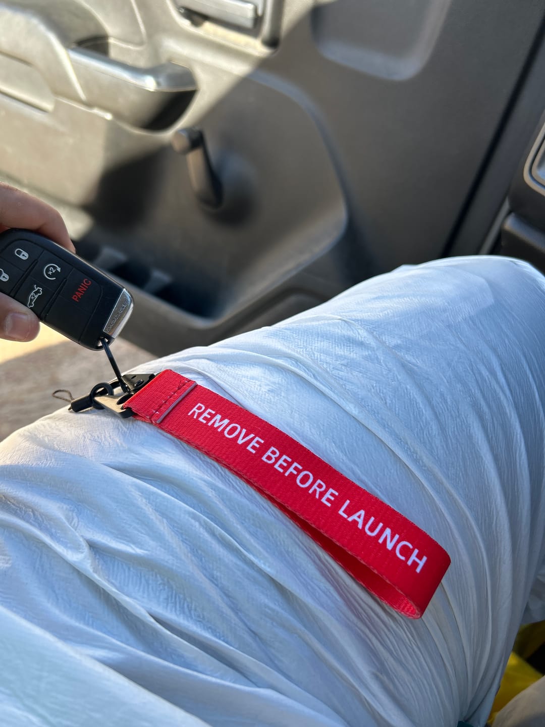 Customer photo review of 80Eighty® Remove Before Launch WristStrap
