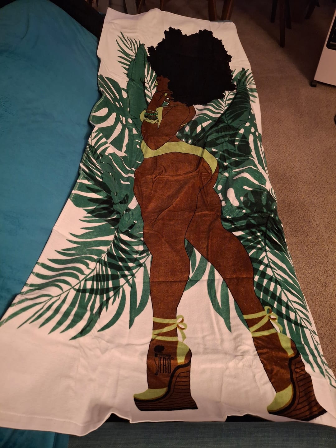 Customer photo review of June Beach Towel