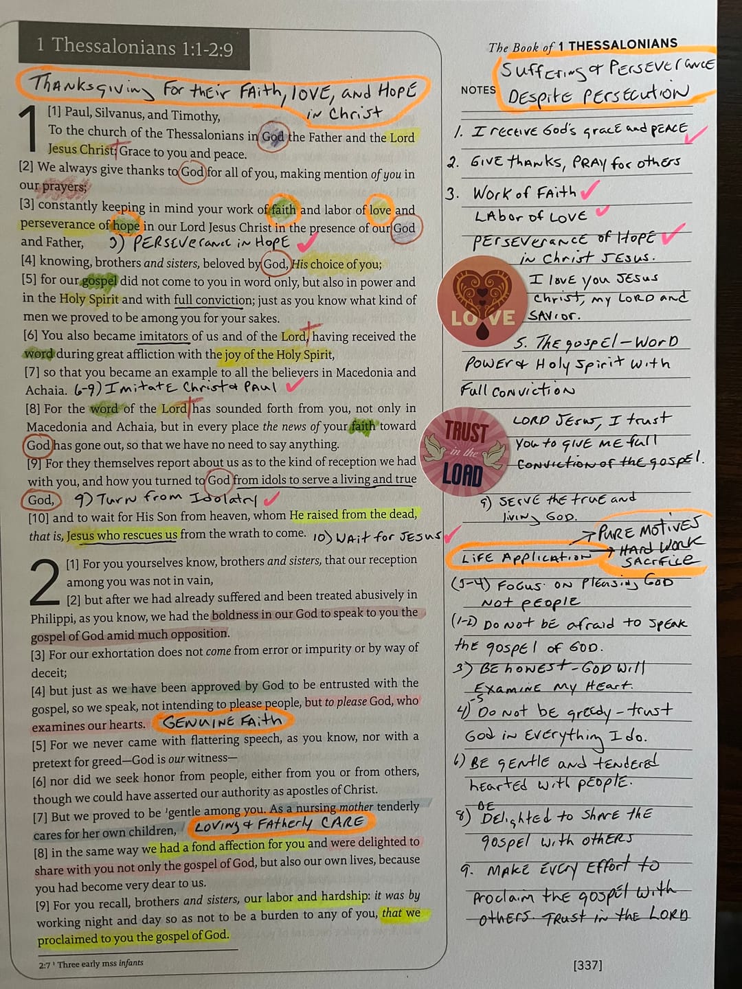Customer photo review of Spiral Bible™ - NLT - Job - Song of Solomon (Hardcover)