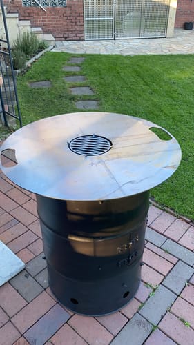 Customer photo review of Grillplatte Plancha Feuerplatte Grill