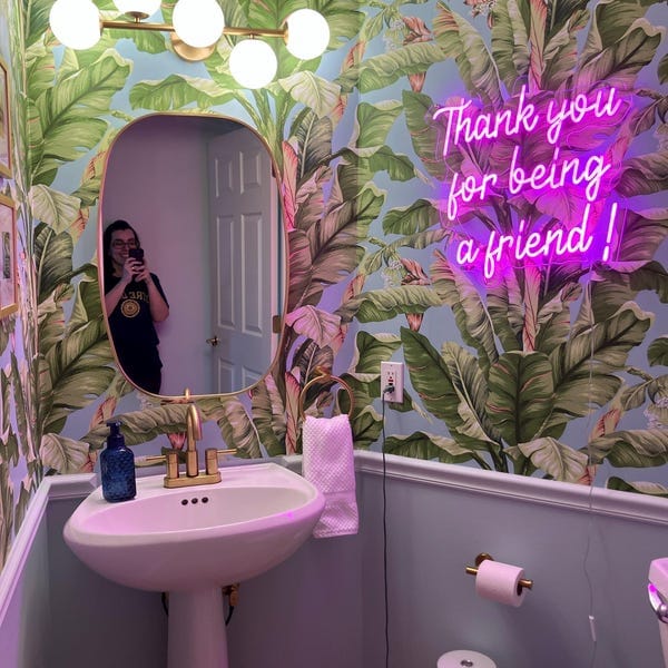 Customer photo review of Custom LED Neon Sign