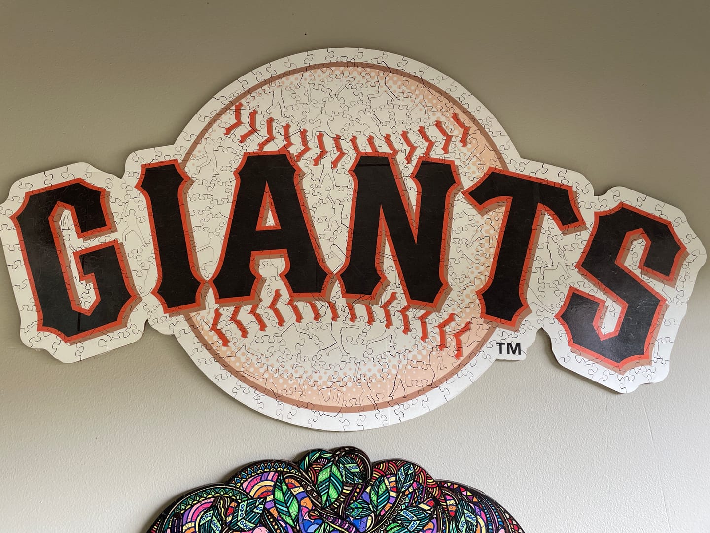 Customer photo review of San Francisco Giants™ - Wooden Puzzle