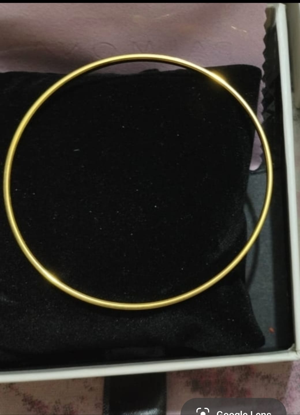 Customer photo review of Flat Wire Bangle Bracelet