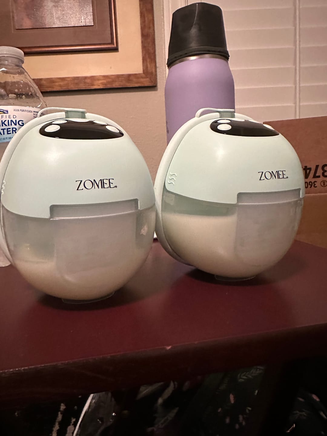 Customer photo review of Mother's Nature W1 Warming Wearable Breast Pump