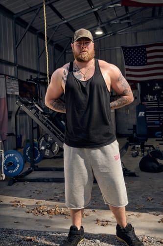 Customer photo review of 3/4 Sweats