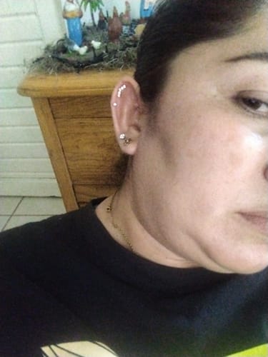 Customer photo review of Piercing Bend Curva