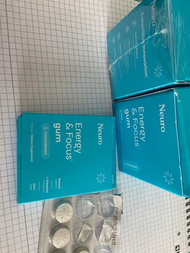 Customer photo review of Energy & Focus Gum