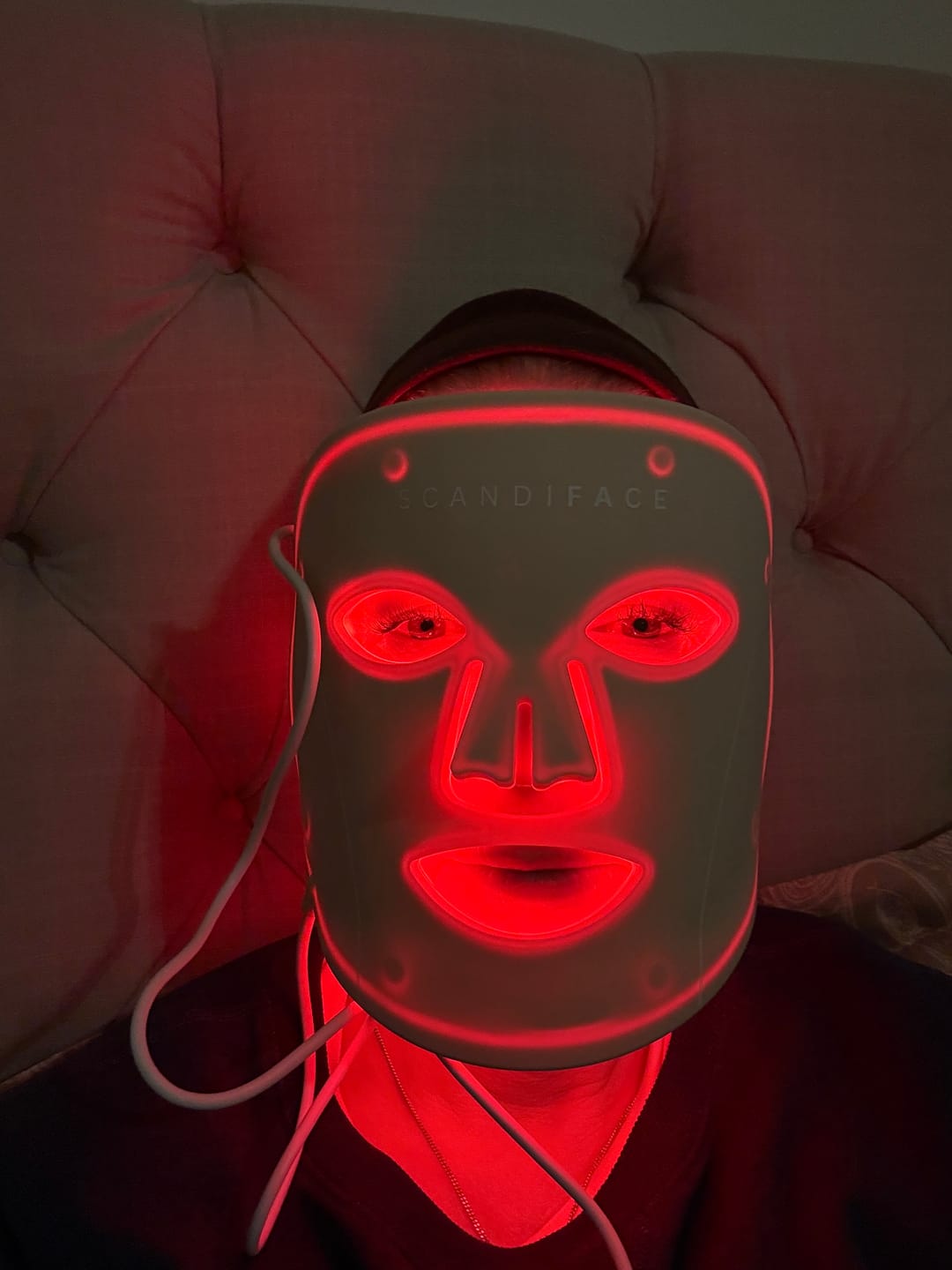 Customer photo review of Skinboosting LED mask