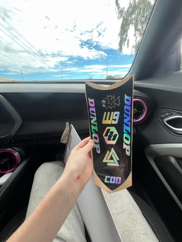 Customer photo review of Soleil Supplies Rear Fender Decal