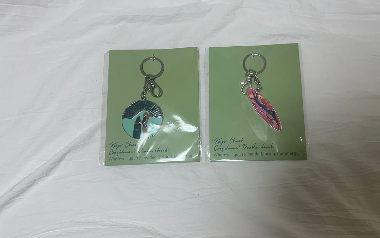 Customer photo review of JAYD Keyring - Sunset Dive
