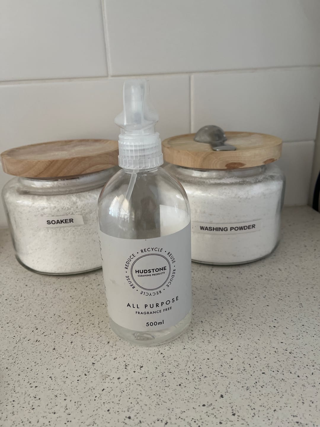 Customer photo review of All Purpose Bundle (Makes 10 bottles - $3.99 per bottle) - Fragrance Free