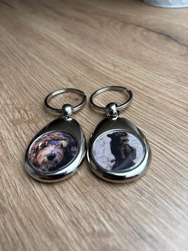 Customer photo review of Schlüsselanhänger-Bundle Tropfen 3x dein Foto für nur 19,90 €