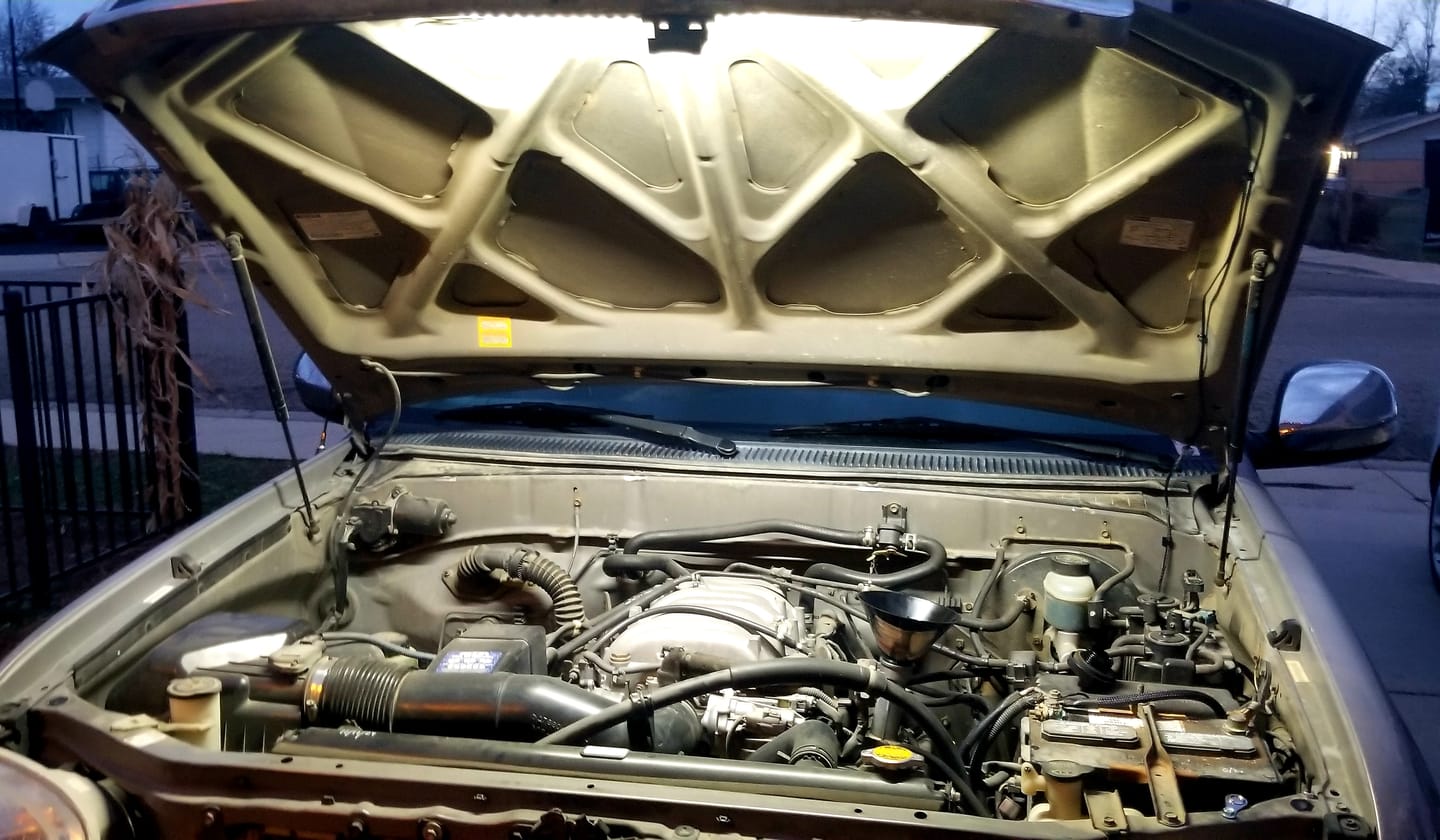 Customer photo review of Engine Bay LED Light Kit Universal Automatic On/Off