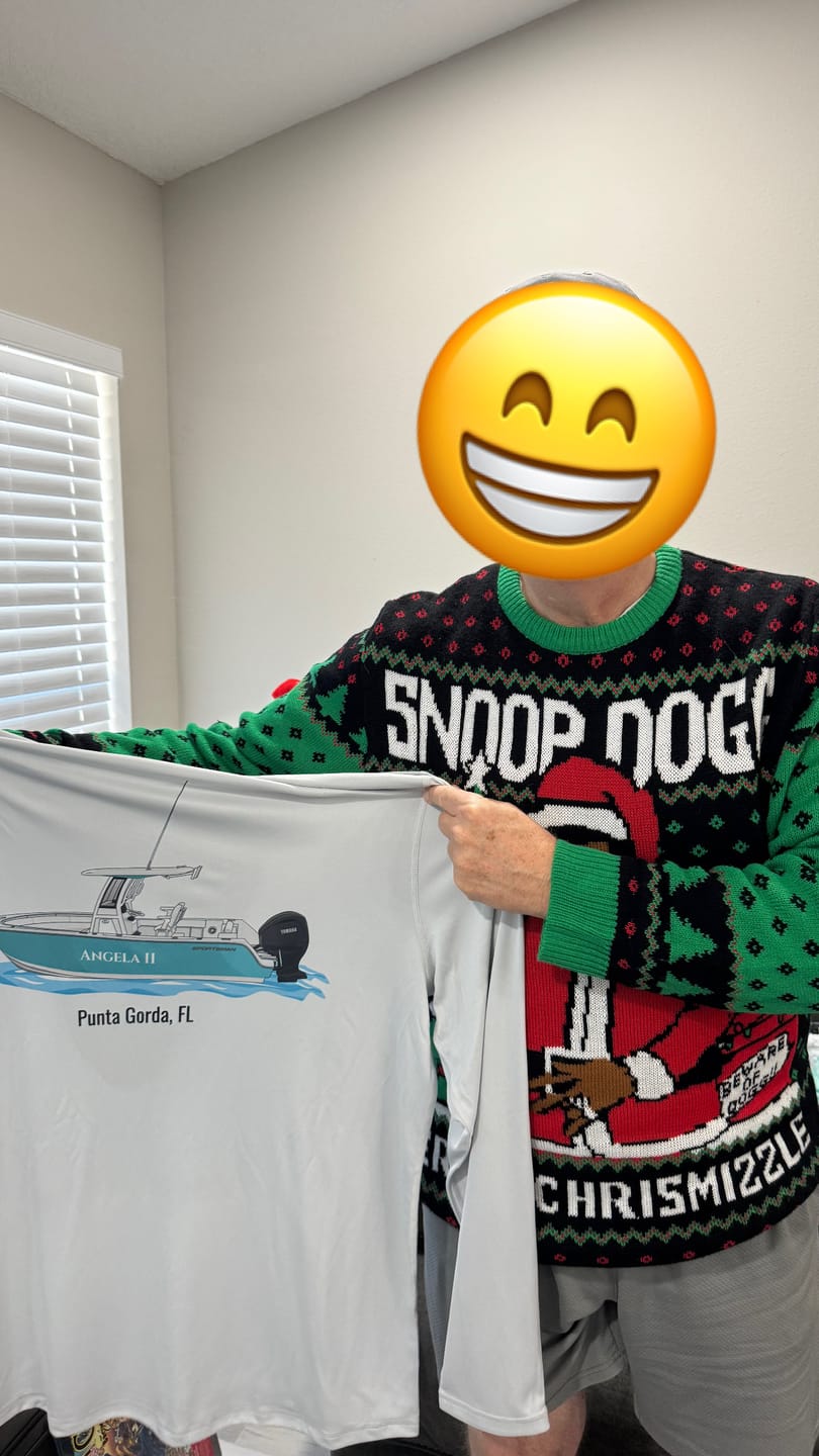 Customer photo review of Custom Dri-Fit Fishing Hoodies