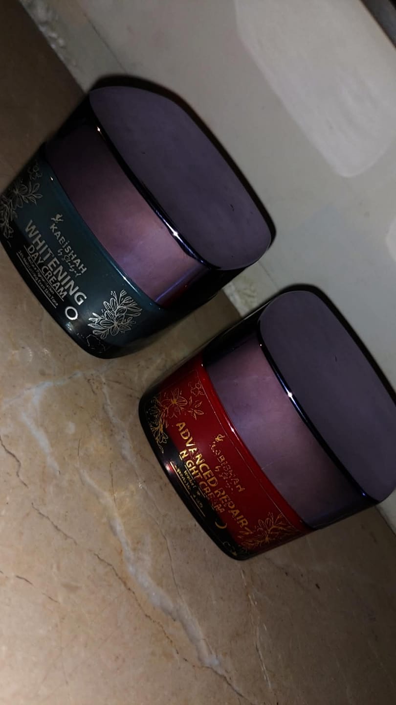 Customer photo review of Day & Night Creams: Complete Glow Bundle