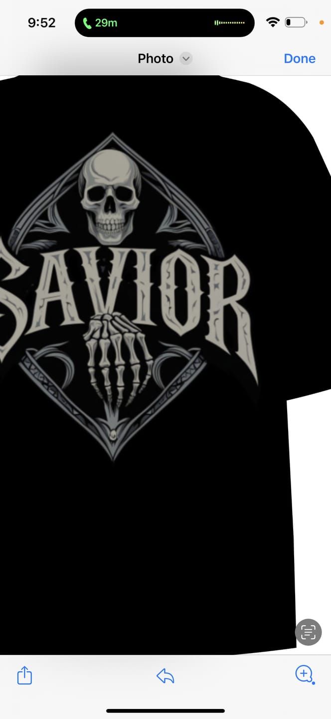 Customer photo review of Modern Thrash Font