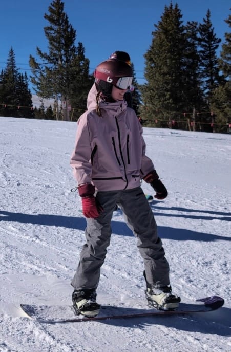 Customer photo review of Women's Pink Multifunctional Waterproof Insulated Snow Jacket