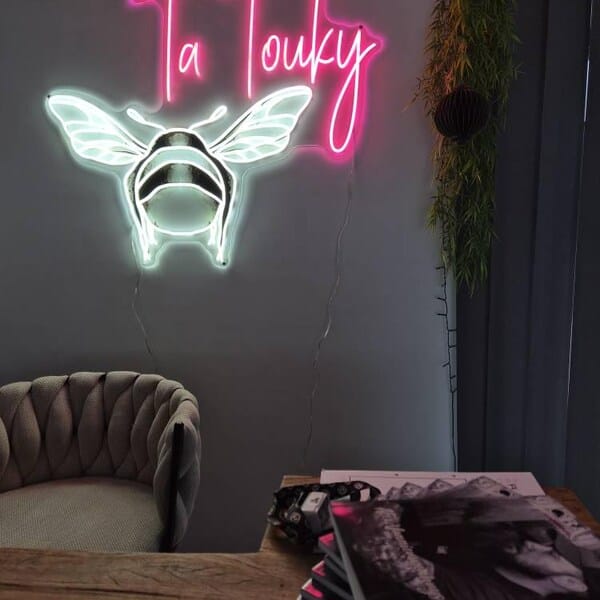 Customer photo review of Custom LED Neon Sign