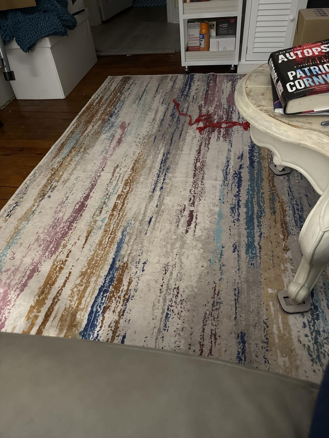 Customer photo review of Dawn Washable Area Rug - Colorful