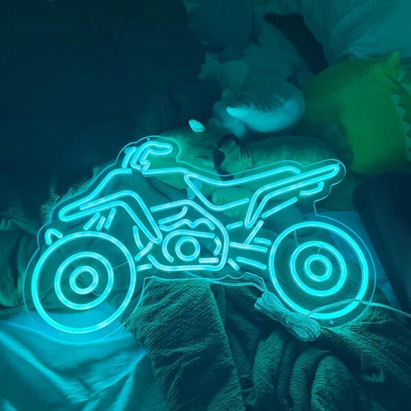 Customer photo review of Custom LED Neon Sign