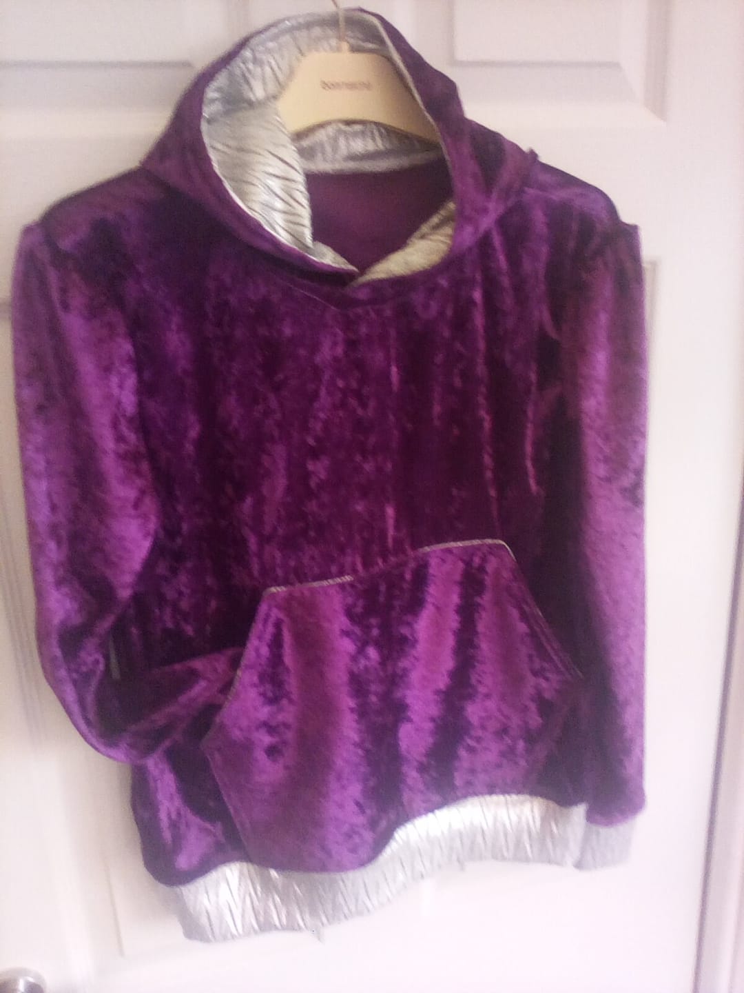 Customer photo review of Crushed Velvet Fabric