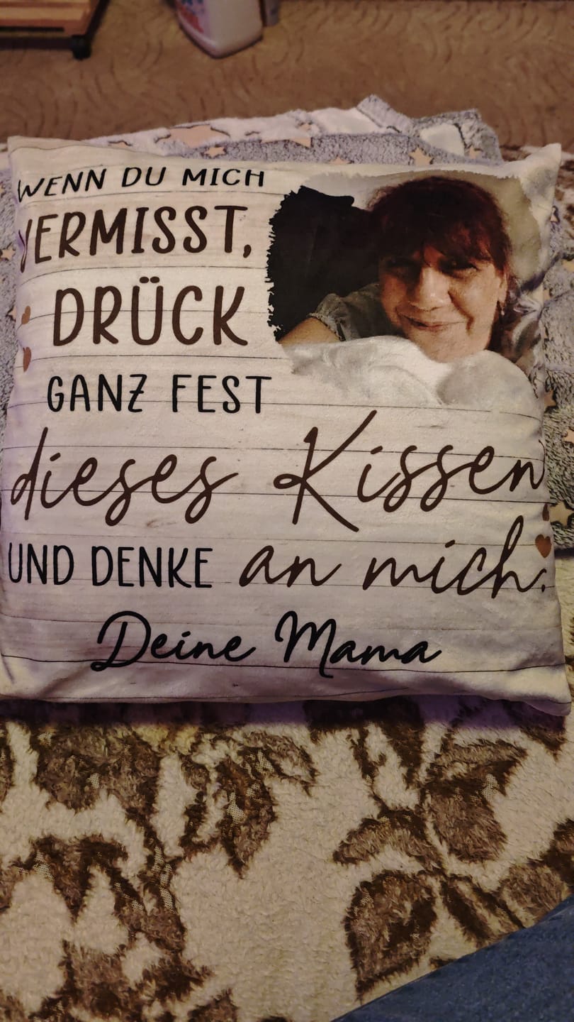 Customer photo review of Immer bei dir - Familien-Kissen
