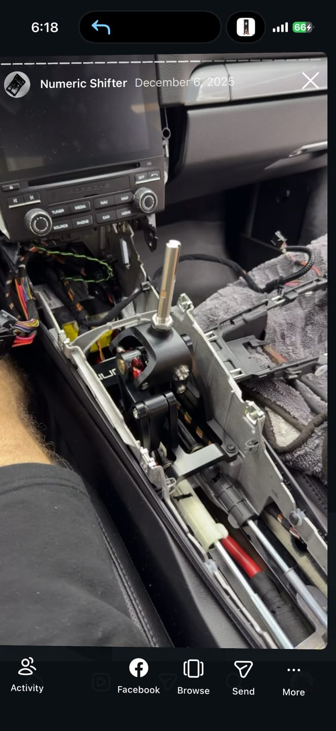 Customer photo review of Short Throw Shifter / Porsche 718, 981, 991, 992