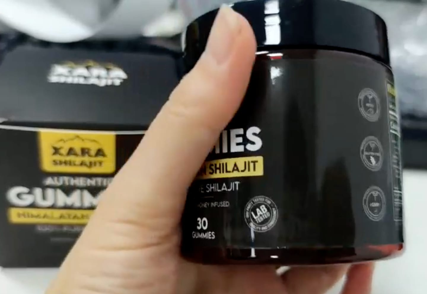 Customer photo review of XARA SHILAJIT® Pure Shilajit Gummies