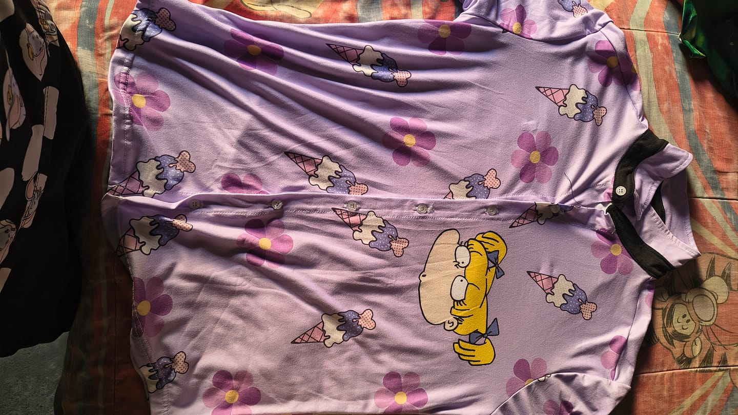 Customer photo review of Camisa Pijama Misterio