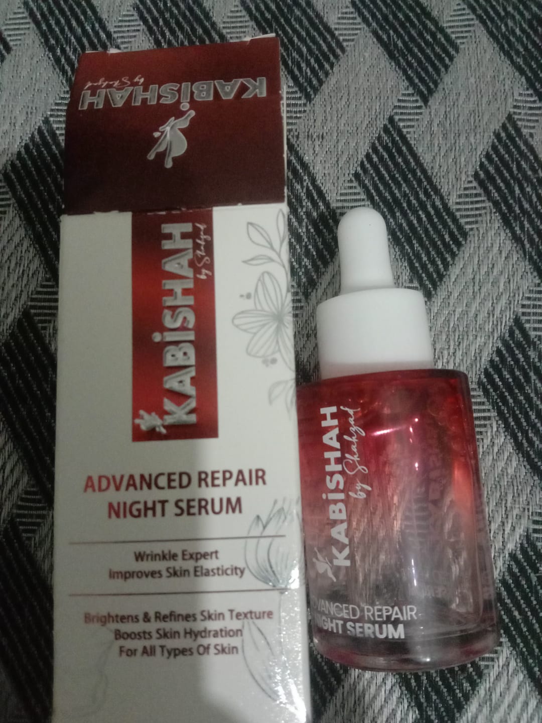 Customer photo review of Advanced Repair Retinol Night Serum