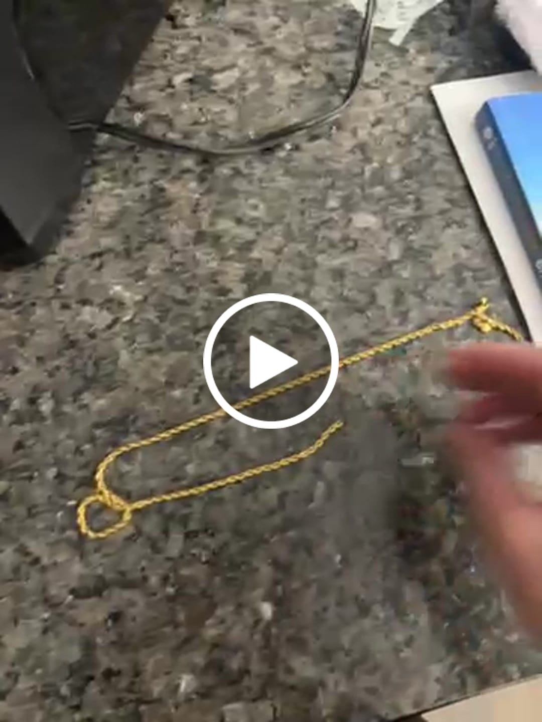 Customer video review of Rope Chain - 18K Gold Plated