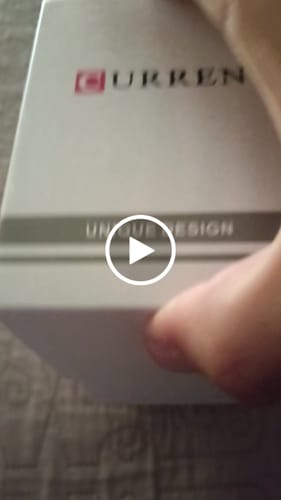 Customer video review of Curren Istanbul® orologio uomo pelle